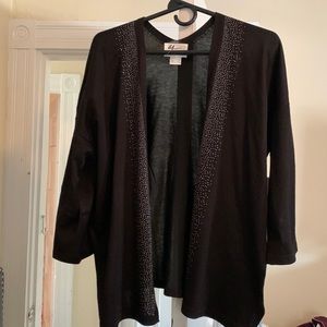 Black dress cardigan